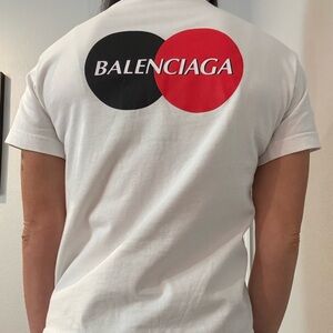 Balenciaga “Mastercard” logo tee